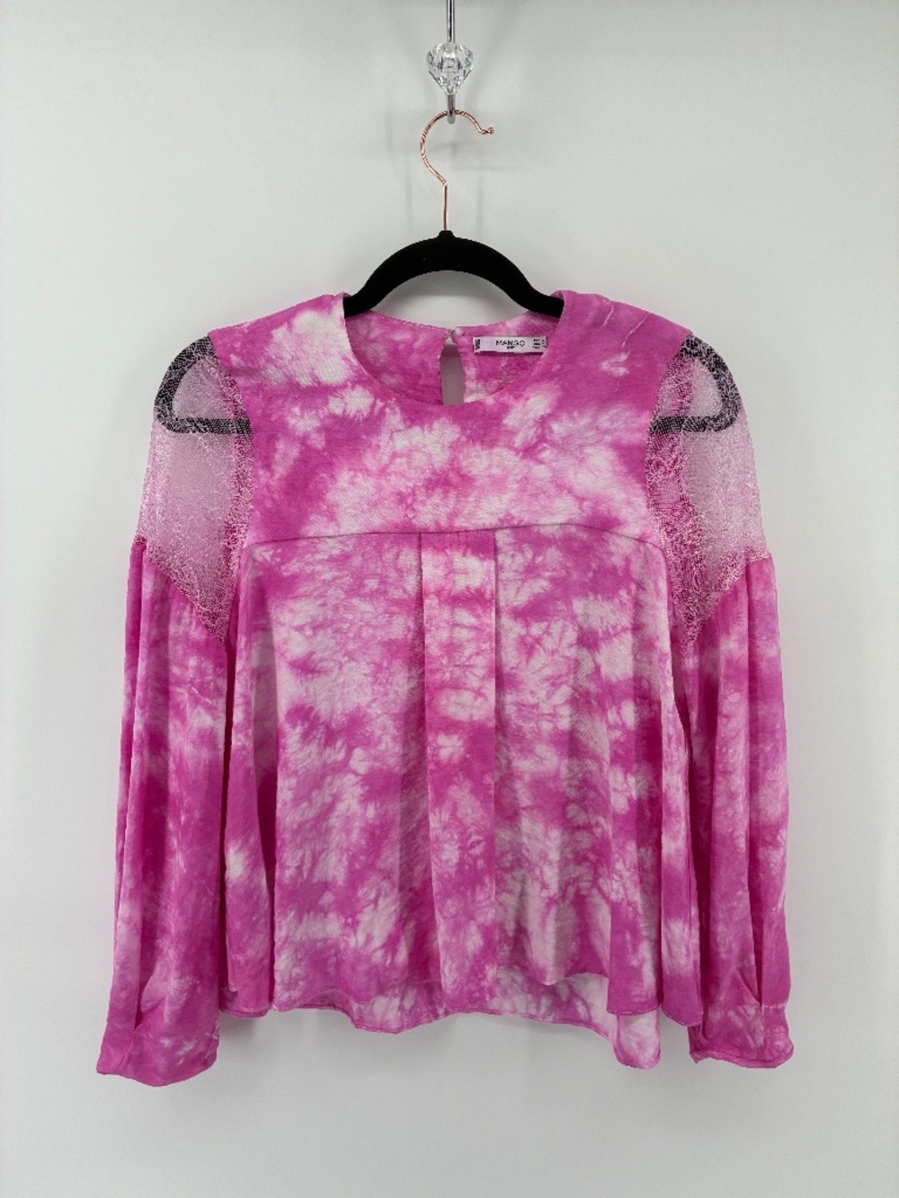 Mango Pink Tie-Dye Top